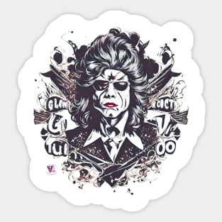 Glam Rock Sticker